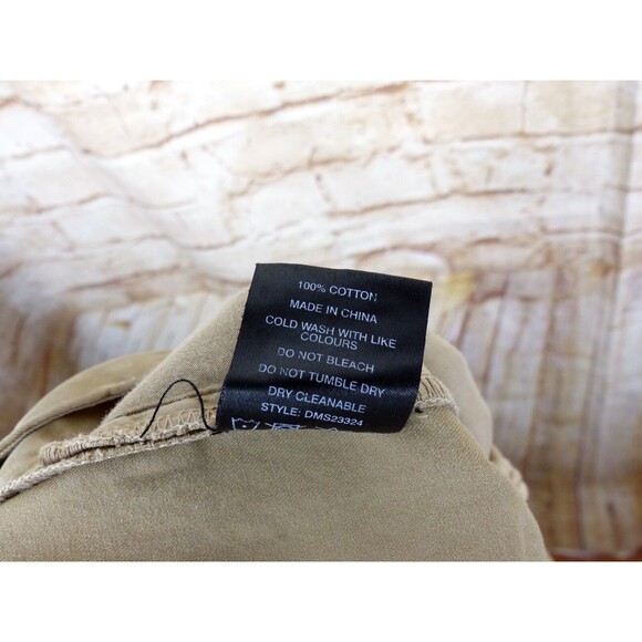 Deus Ex Machina Chino Shorts Mens 36X9 Khaki Tan Cotton DMS23324 Preppy Golf - Picture 13 of 14